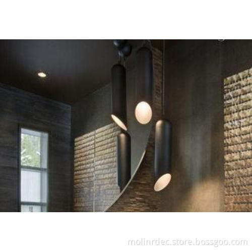 Aluminum Hanging Pendant Lights White And Black For Washing